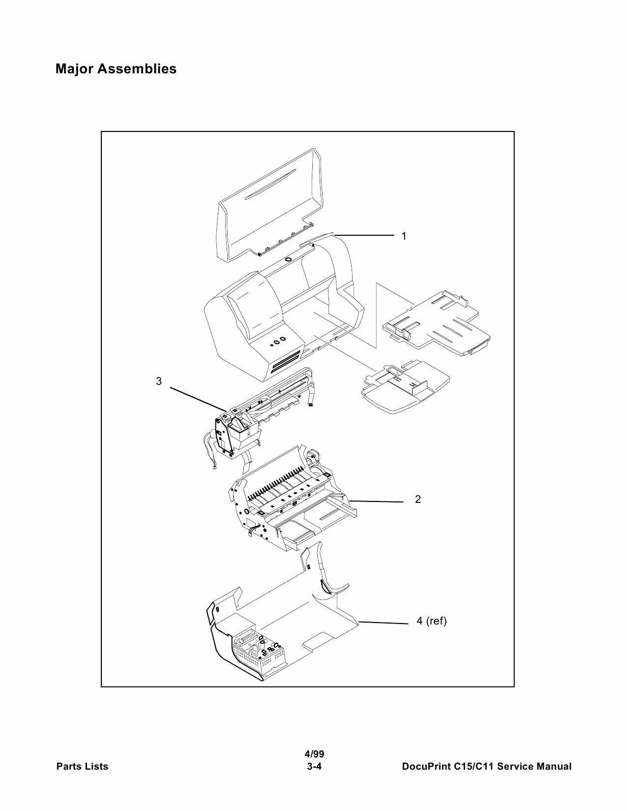 Xerox DocuPrint C11 C15 Parts List and Service Manual-3